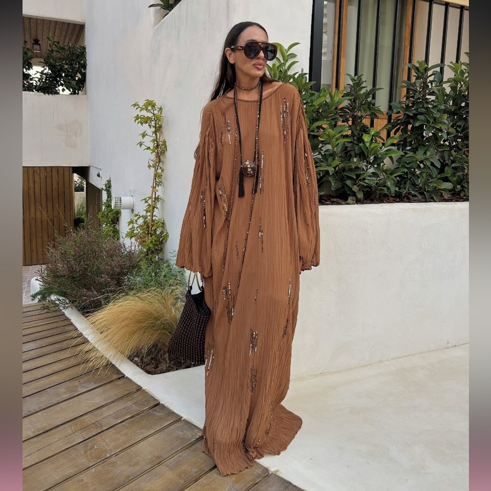 ZARA ZW COLLECTION BEADED DRESS